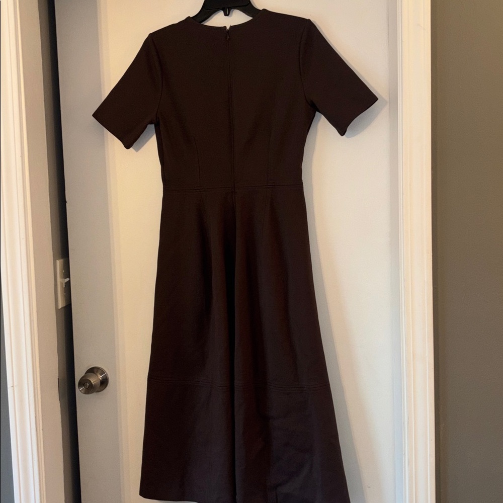 Everlane Chocolate Brown Midi Dress - Picture 7 of 7